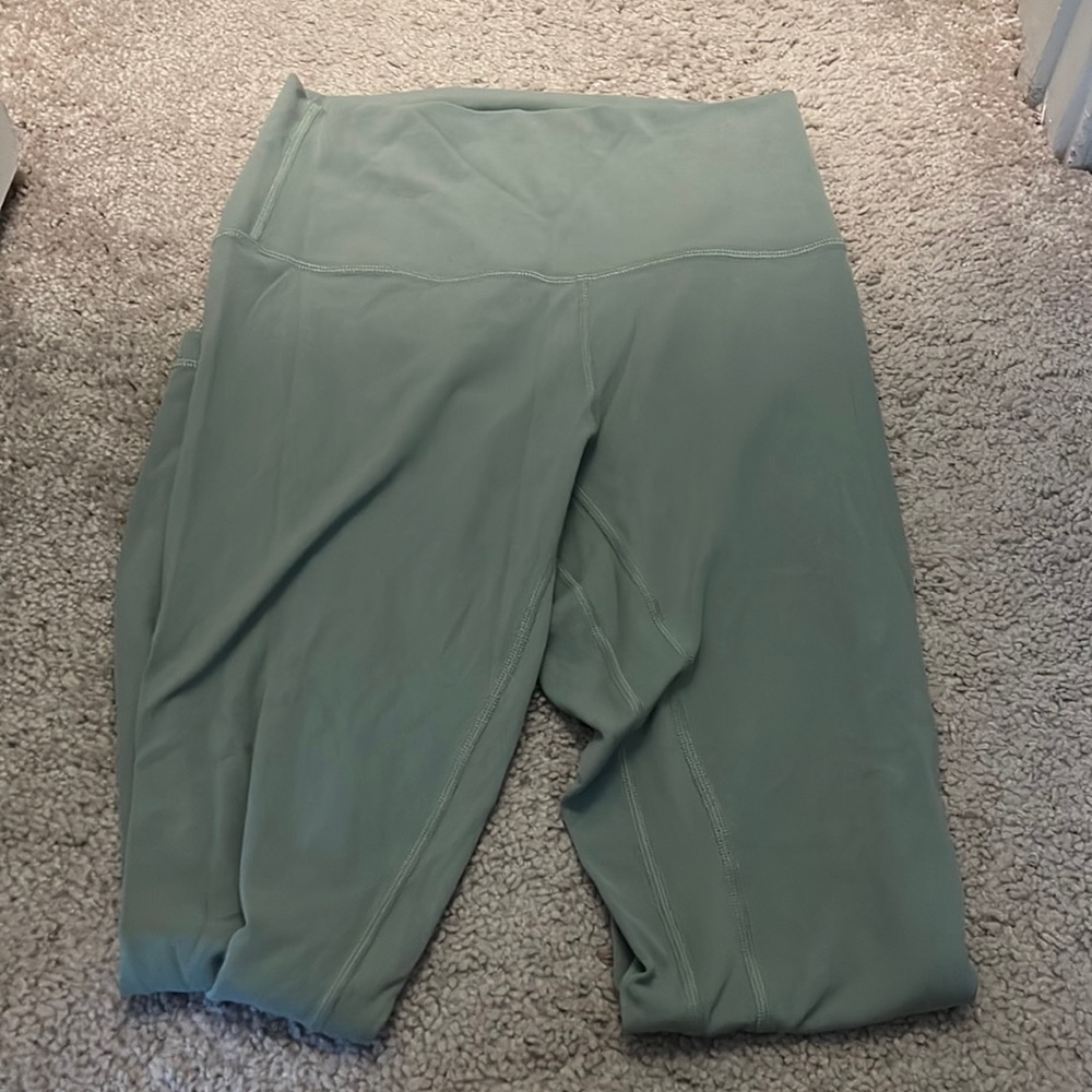 Lululemon High Rise Align Sage Green 25 inch Leggings